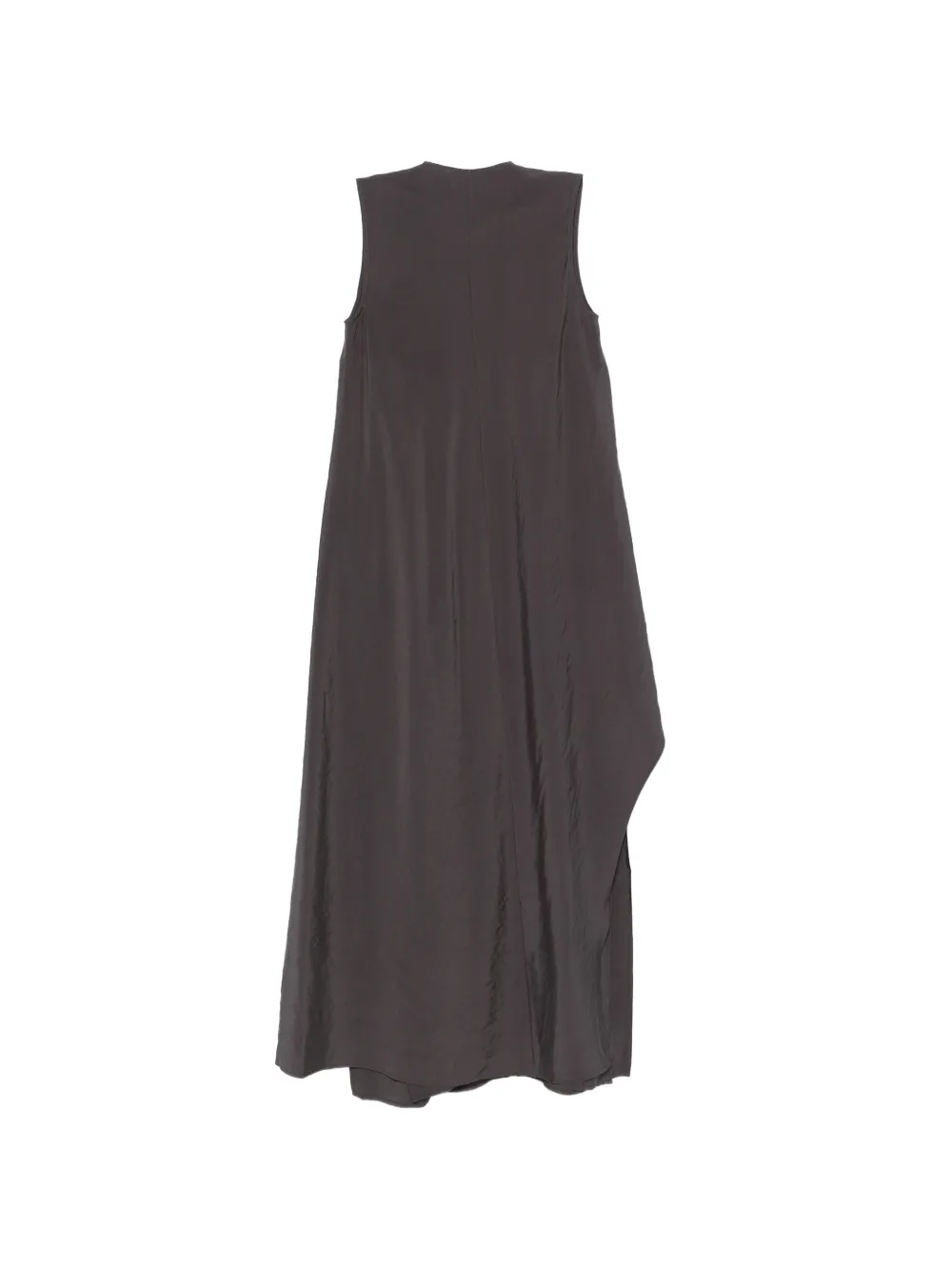  Alysi V-neck Ruffle Maxi Dress - Grey 