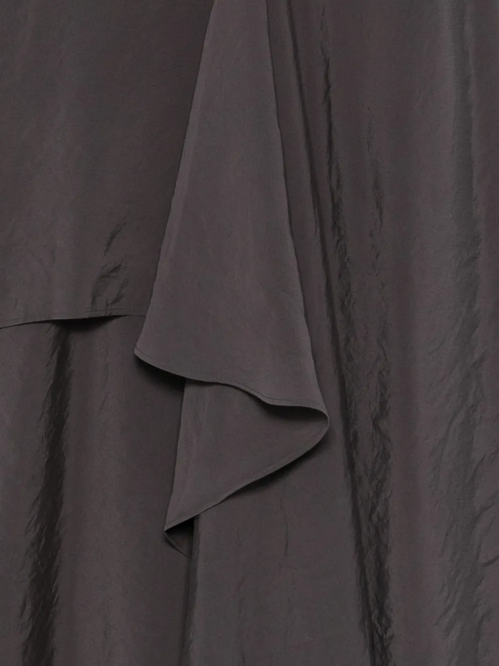  Alysi V-neck Ruffle Maxi Dress - Grey 