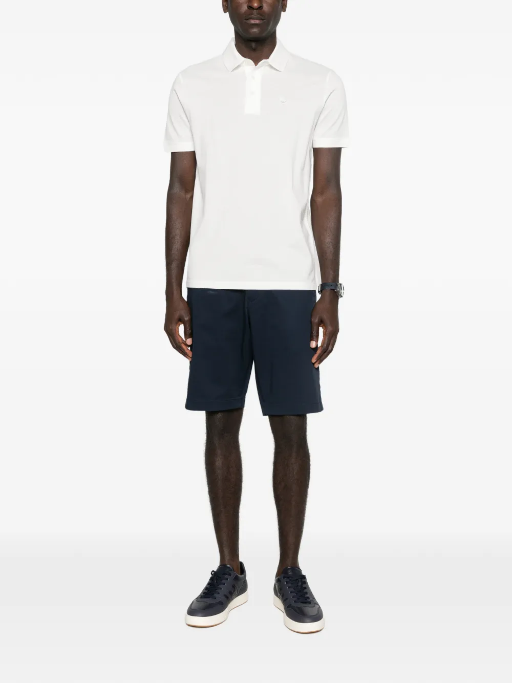 Emporio Armani Poloshirt met korte mouwen Wit