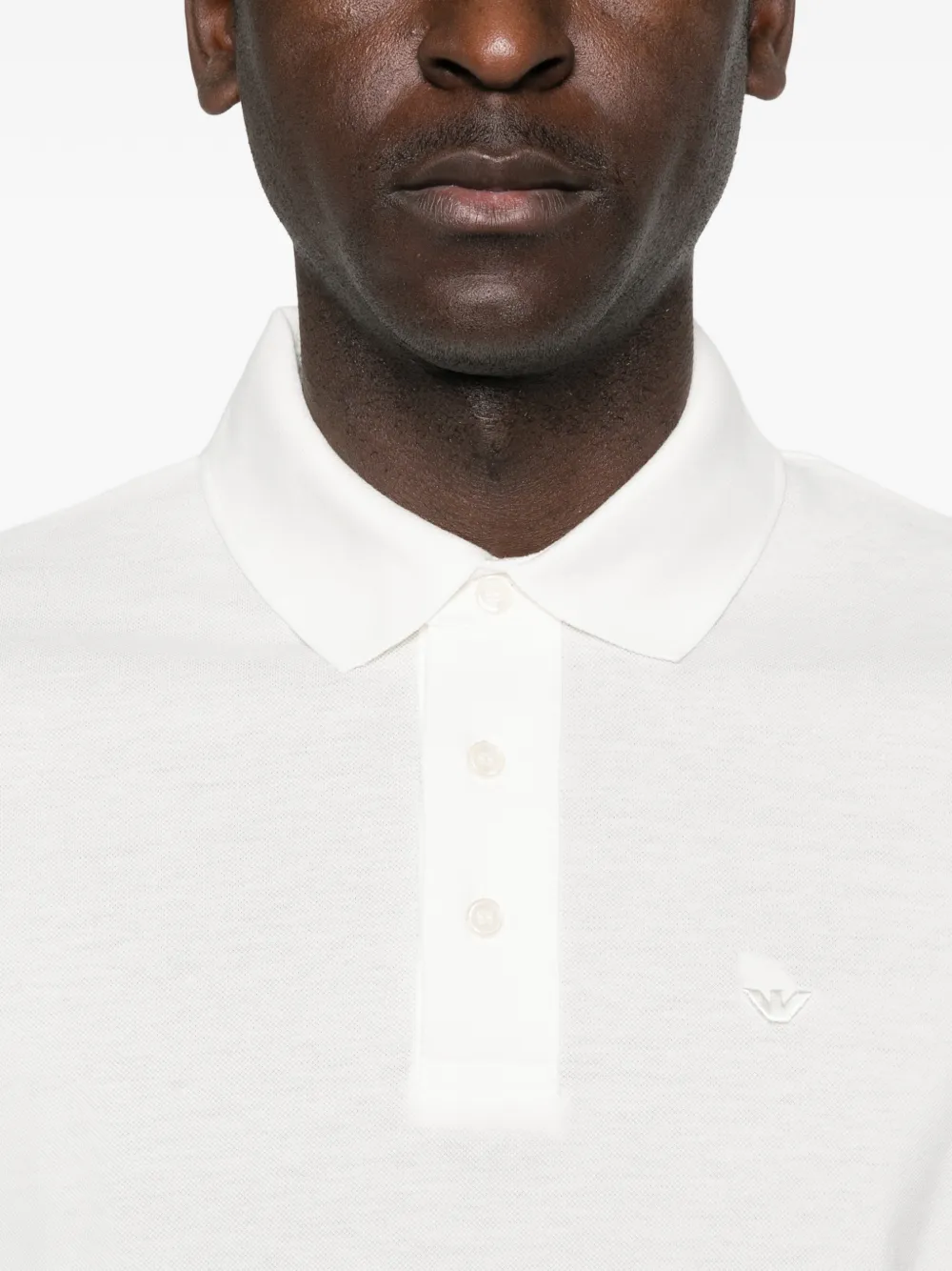 Emporio Armani Poloshirt met korte mouwen Wit