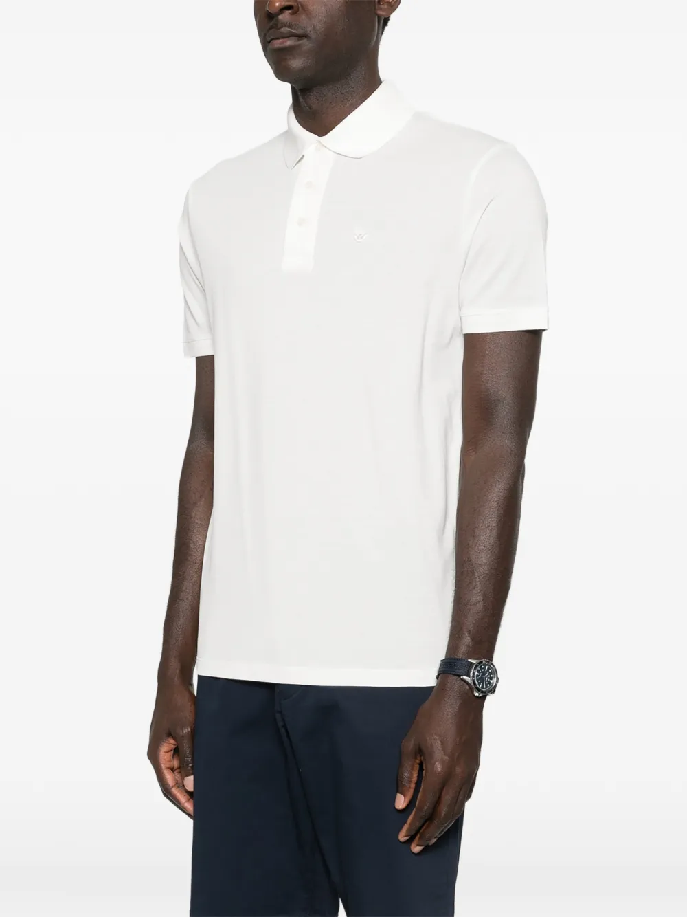 Emporio Armani Poloshirt met korte mouwen Wit