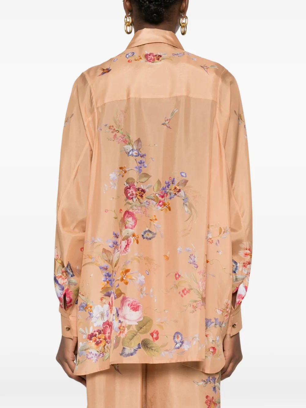 ZIMMERMANN Patience blouse met bloemenprint Beige
