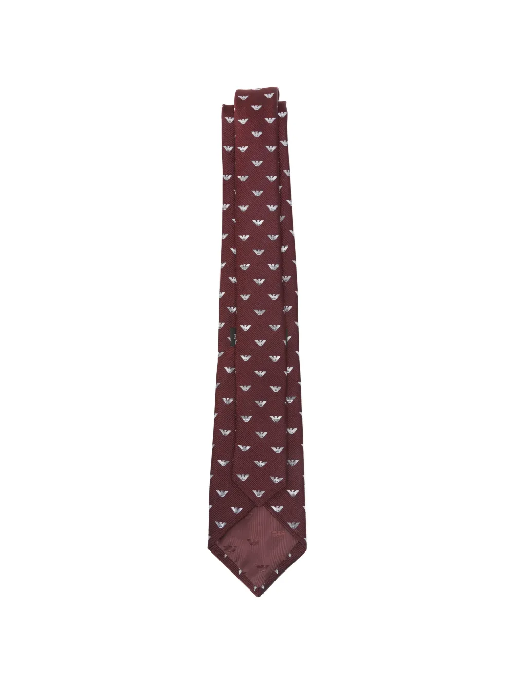 bordeaux logo-motif tie