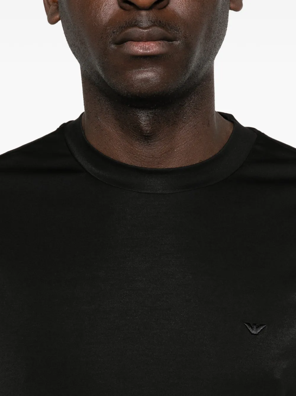 Emporio Armani T-shirt met logodetail Zwart