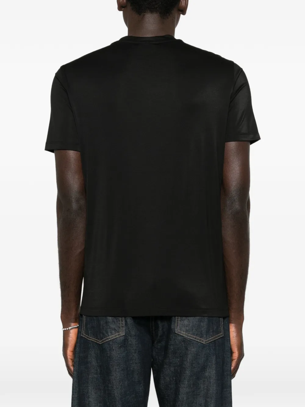 Emporio Armani T-shirt met logodetail Zwart