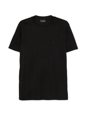 Helmut Lang Zip Pocket Cotton T-shirt | Black | FARFETCH