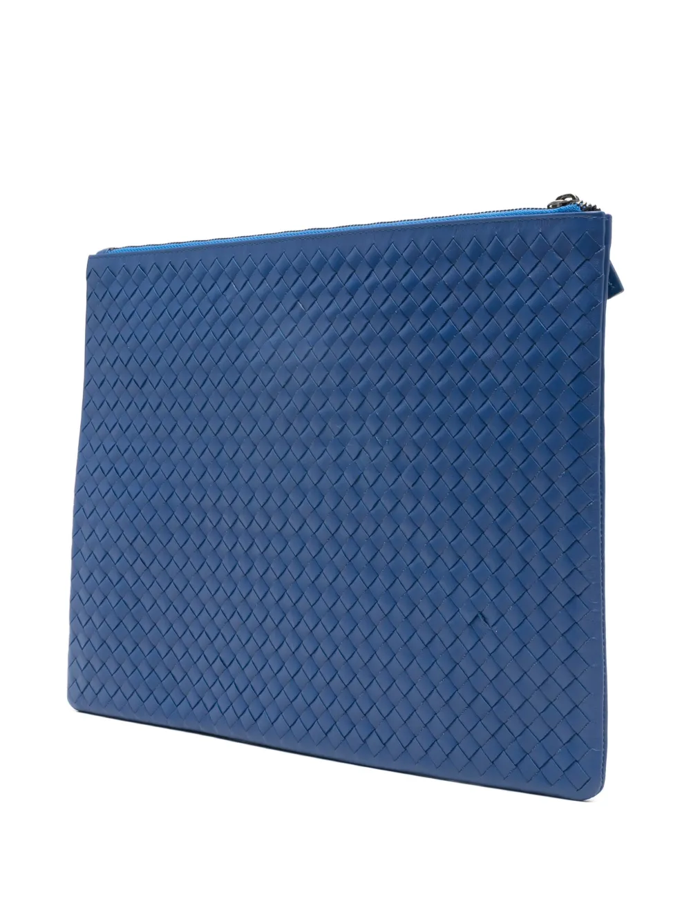  Dragon Diffusion A4 Woven Zip Clutch Bag - Blue 