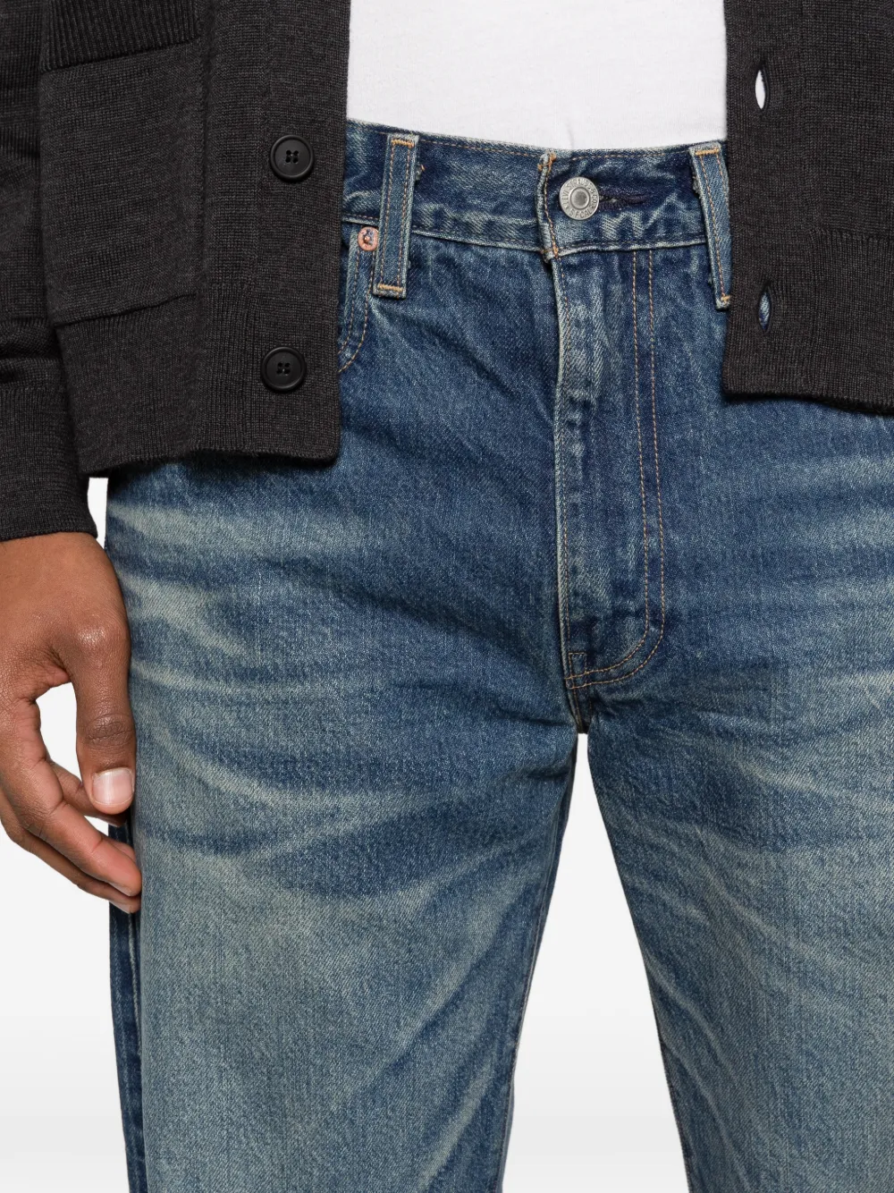 Levi's Jeans met logopatch Blauw