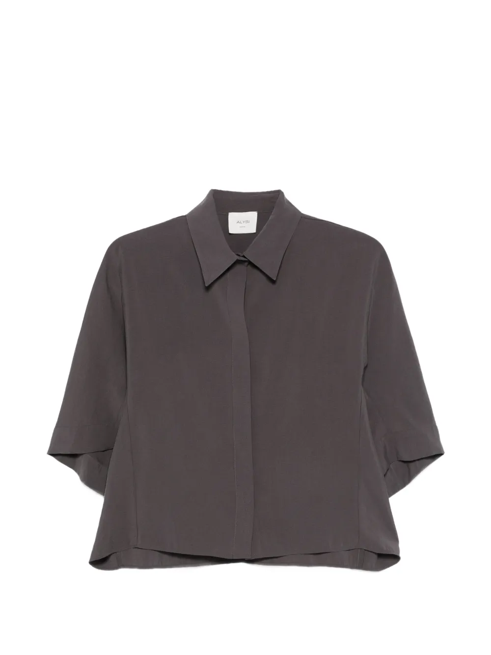 Alysi Camicia a maniche corte - Grigio