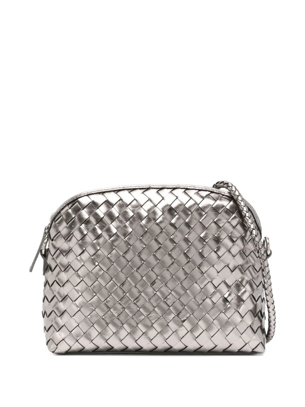 DRAGON DIFFUSION woven cross body bag - Argento