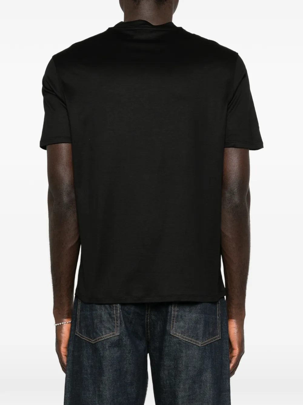 Emporio Armani T-shirt met logodetail Zwart