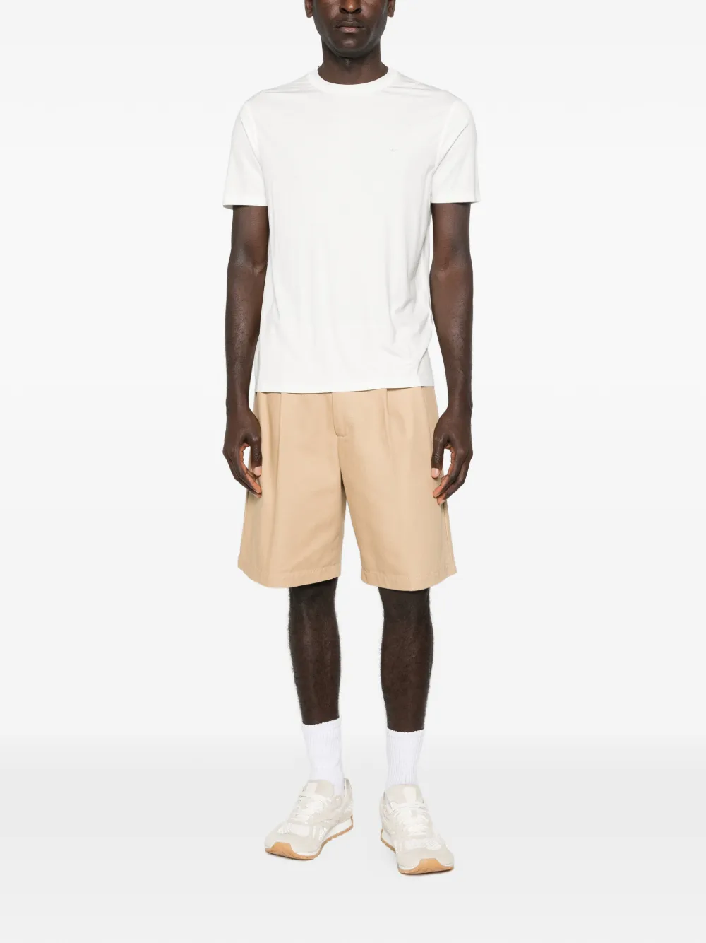 Emporio Armani T-shirt met logodetail Wit