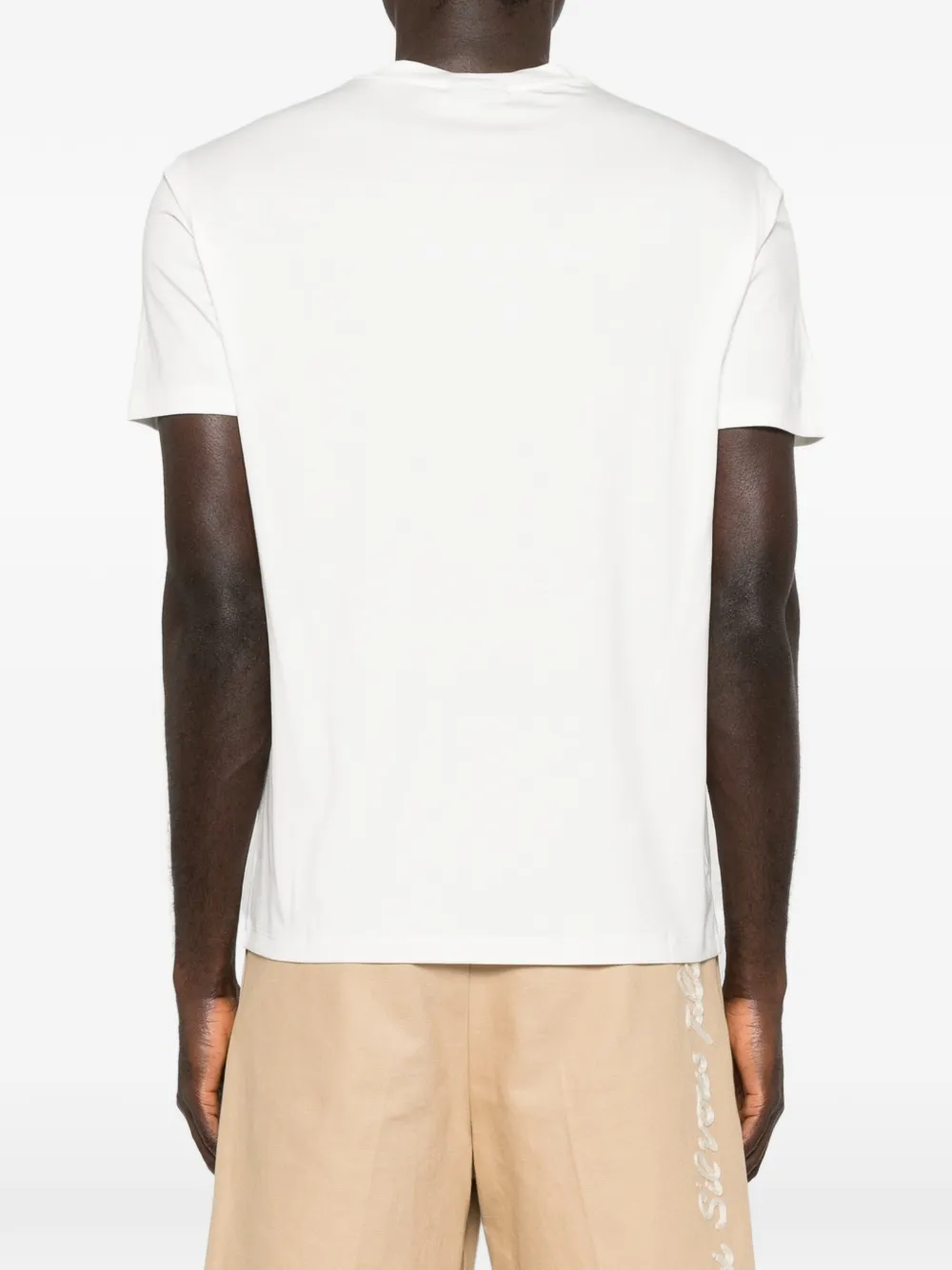 Emporio Armani T-shirt met logodetail Wit