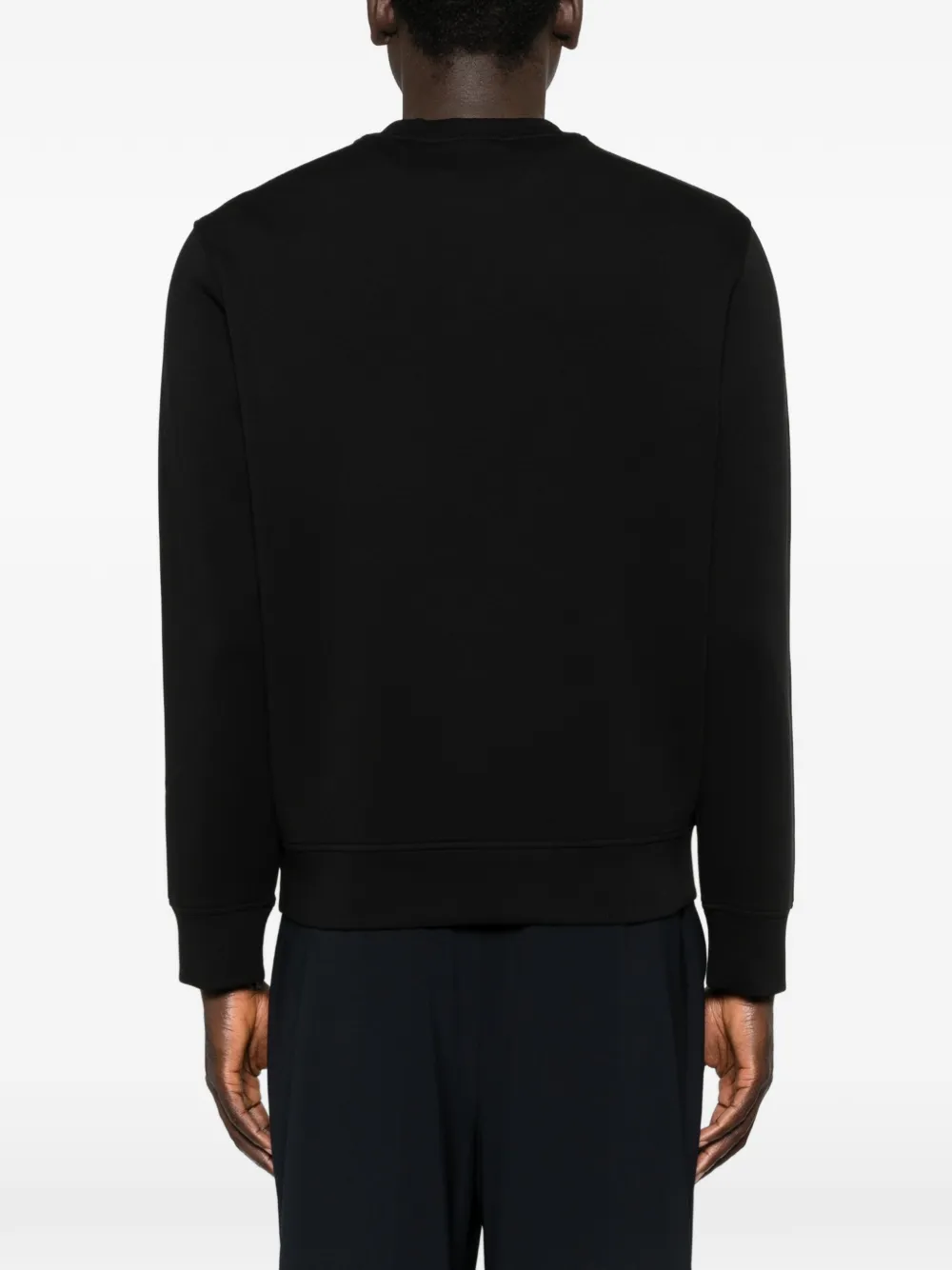 Emporio Armani Sweater met logodetail Zwart