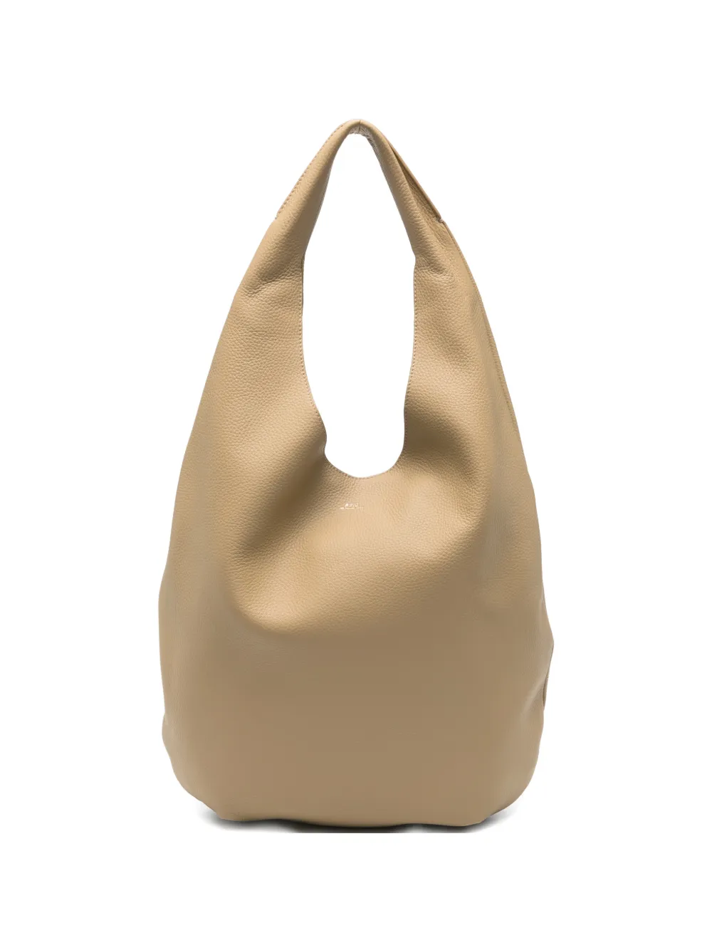 A.P.C. Le Neige grained tote bag - Toni neutri