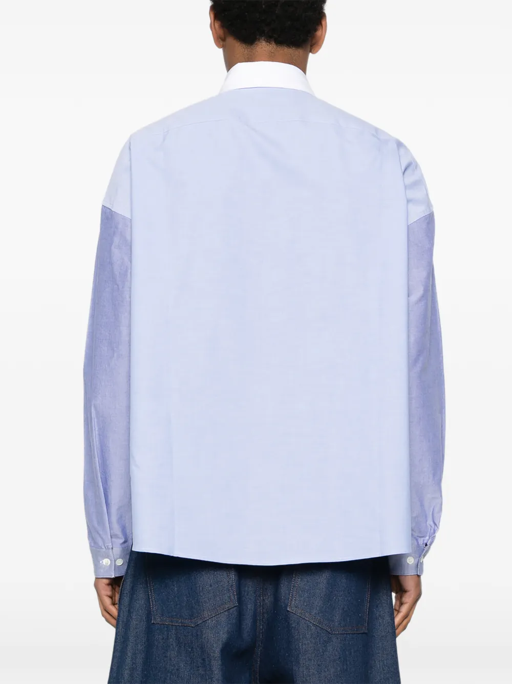 Marni Overhemd met lange mouwen en zak Blauw
