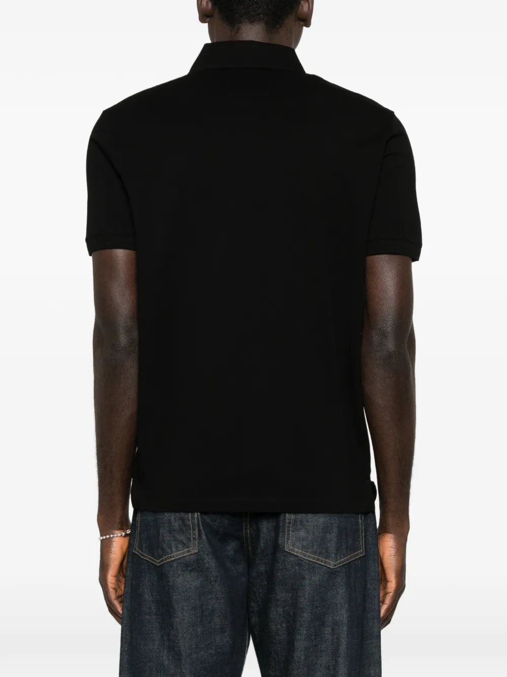Emporio Armani Poloshirt met korte mouwen Zwart
