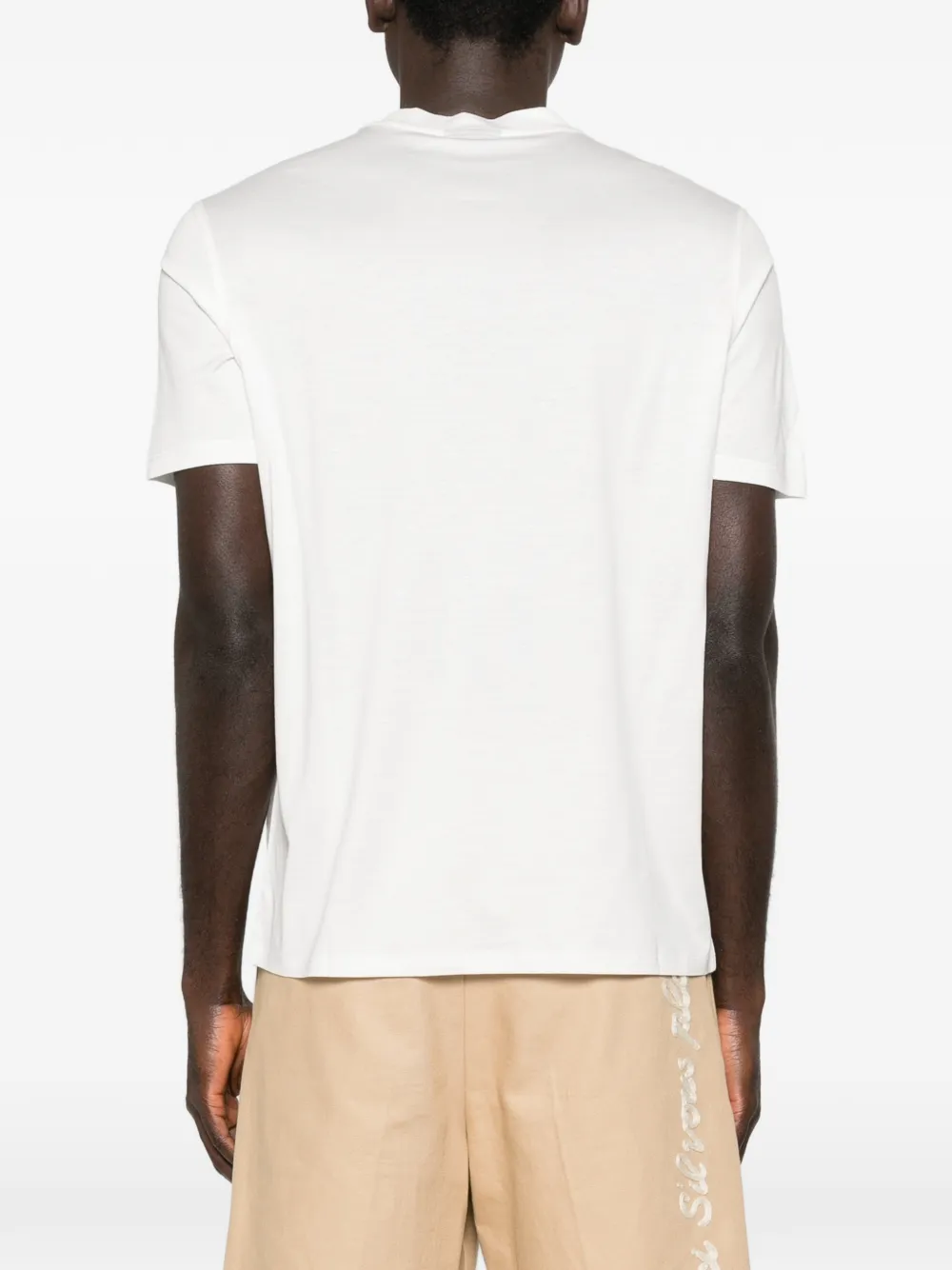 Emporio Armani T-shirt met logodetail Wit