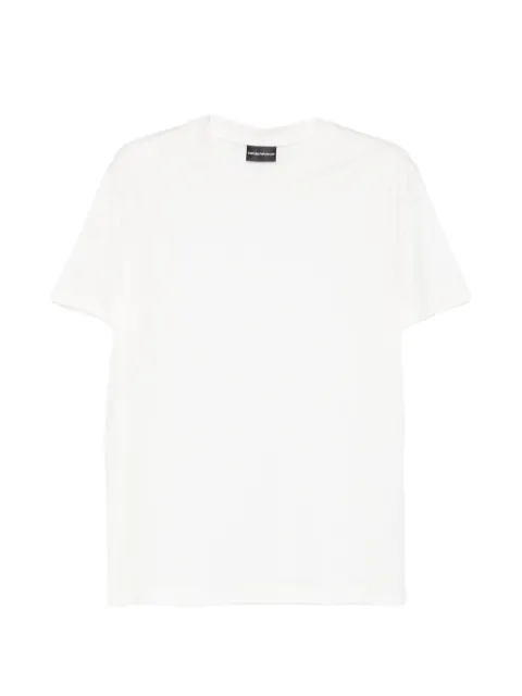 Emporio Armani playera con cuello redondo