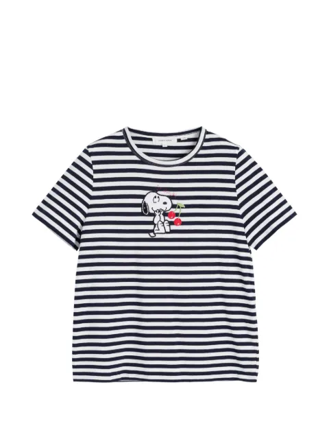 Chinti & Parker t-shirt Snoopy Breton Cherry
