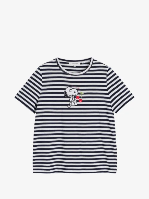 Chinti & Parker playera Snoopy Breton Cherry