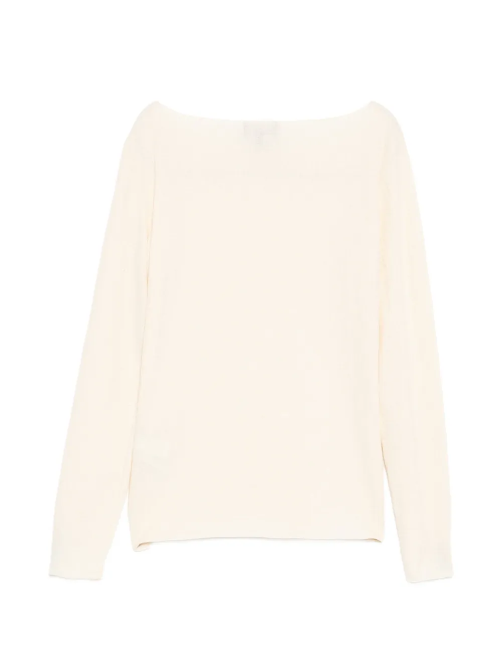  Emporio Armani Textured Knit Top - Yellow 