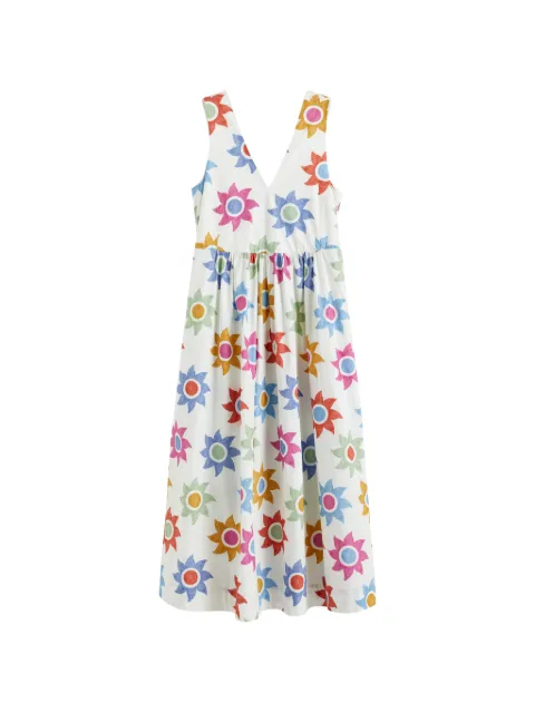 Chinti & Parker vestido midi con cuello en V