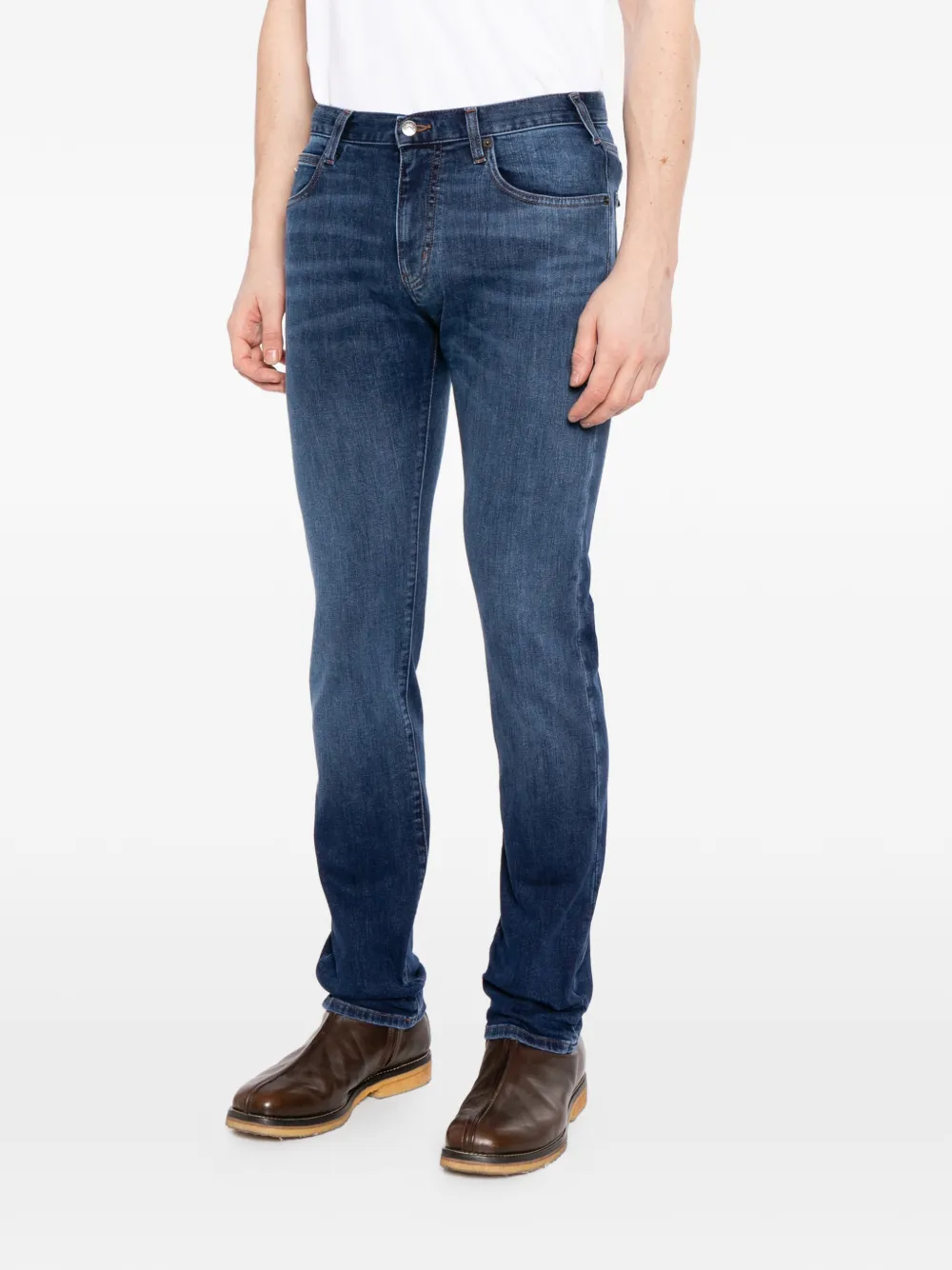 Emporio Armani J45 jeans Blauw