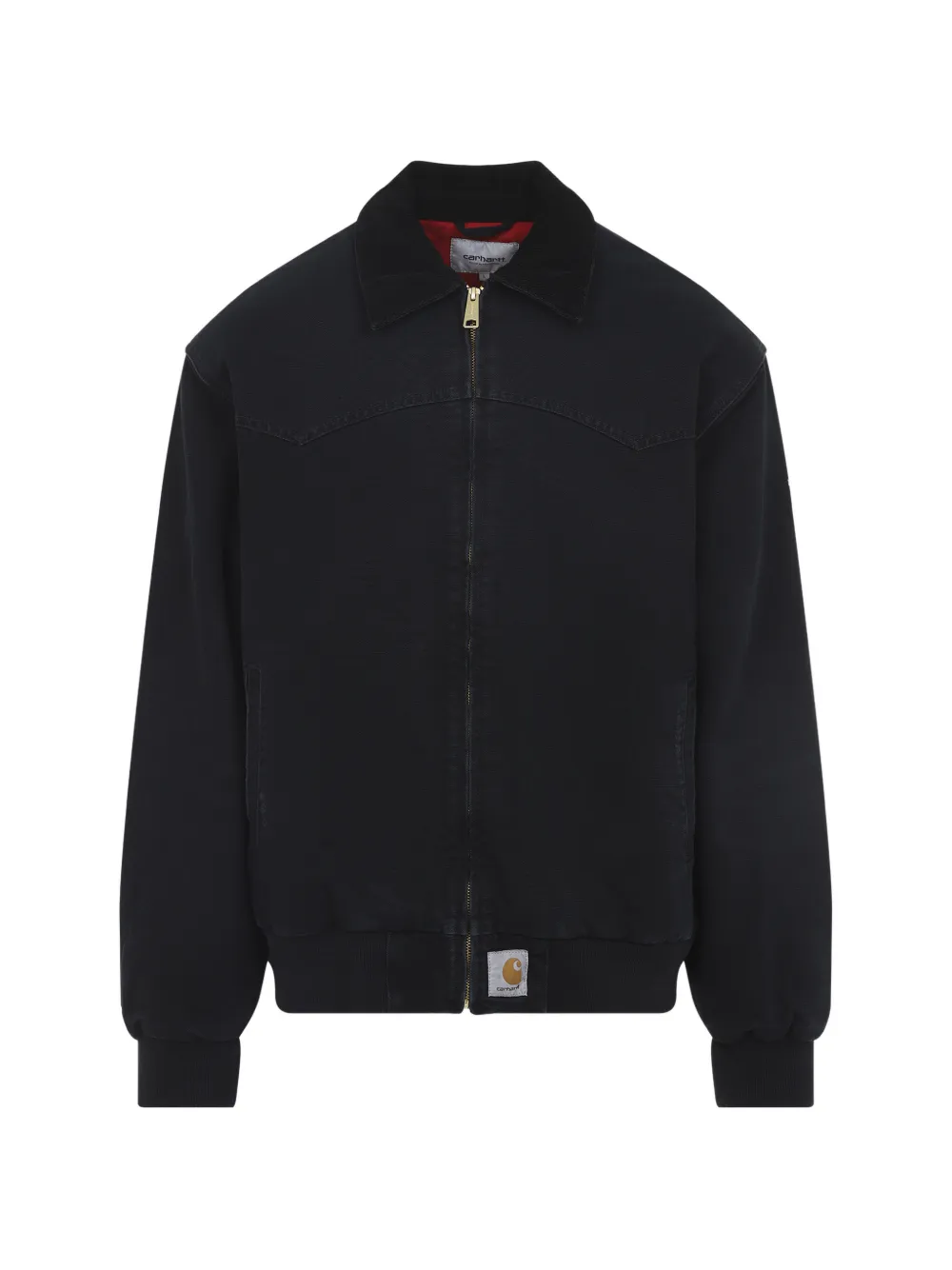 Carhartt WIP corduroy-collar jacket - Nero