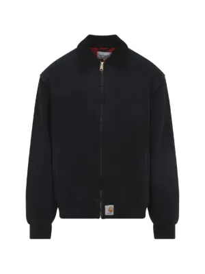 Carhartt WIP Jaqueta Detroit Com Patch De Zíper | Preto | FARFETCH BR