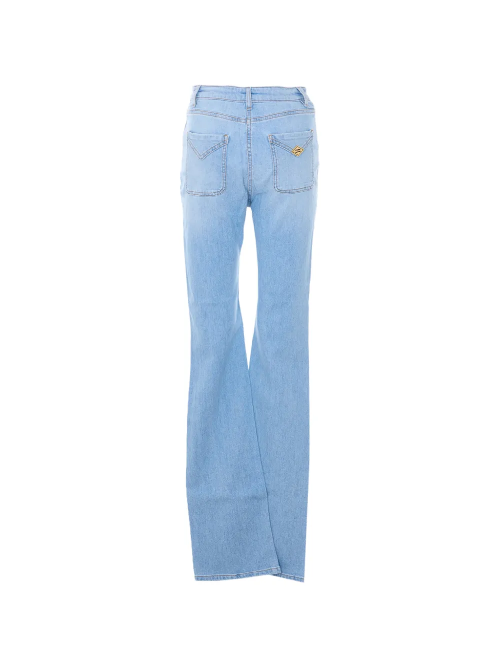 Pocket Flared Denim