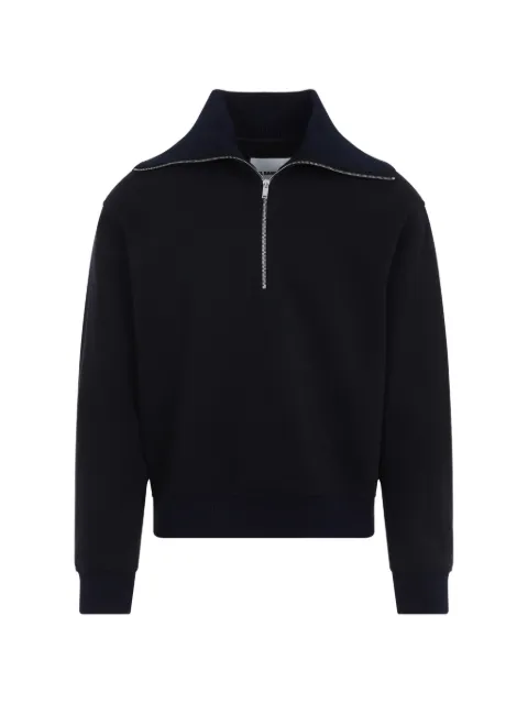 Jil Sander zip collar sweater