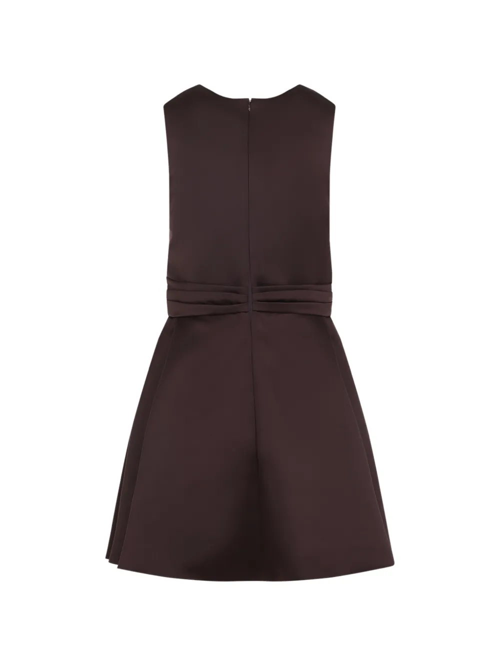 Elisabetta Franchi Geknoopte jurk met applicatie Bruin