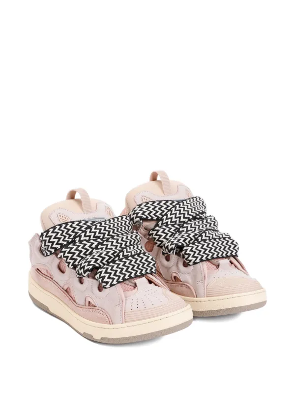 PINK ランバンLANVINコレクション Lanvin zigzag-laces Sneakers | Pink | FARFETCH