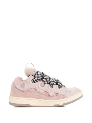Lanvin Curb レースアップ スニーカー | ピンク | FARFETCH JP