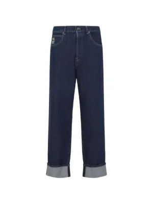DRIES VAN NOTEN button-fastening Jeans | Blue | FARFETCH GE