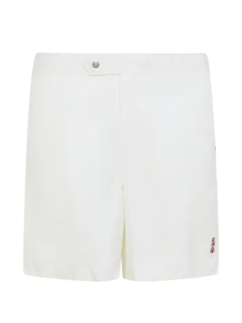 Brunello Cucinelli logo-embroidery swim shorts