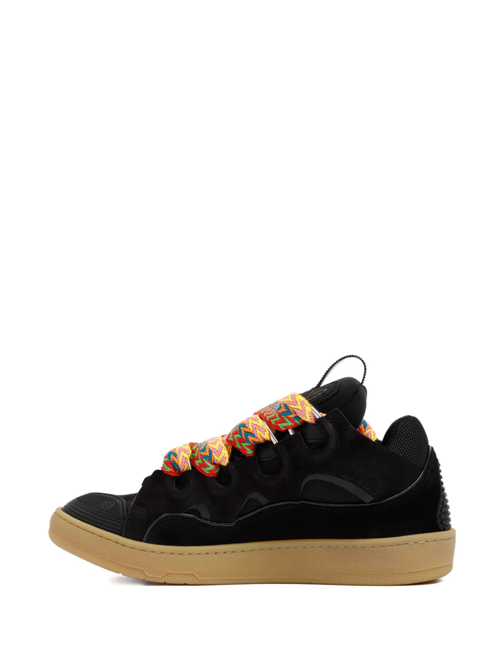 Lanvin Sneakers met veters en patroon Zwart