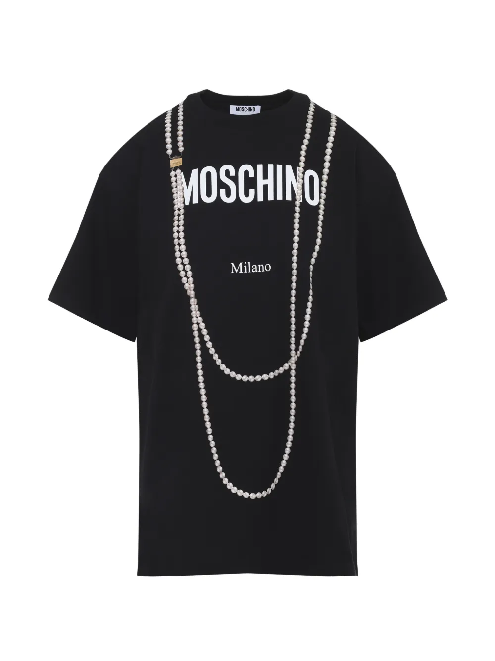 Moschino logo-print T-shirt - Nero