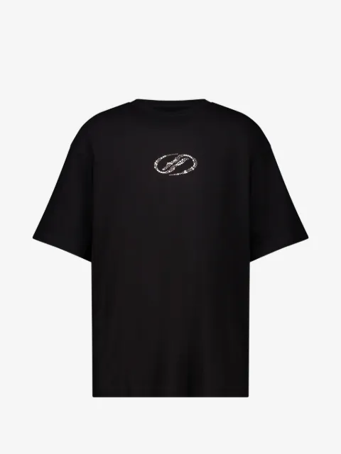 We11done T-Shirt mit Strass