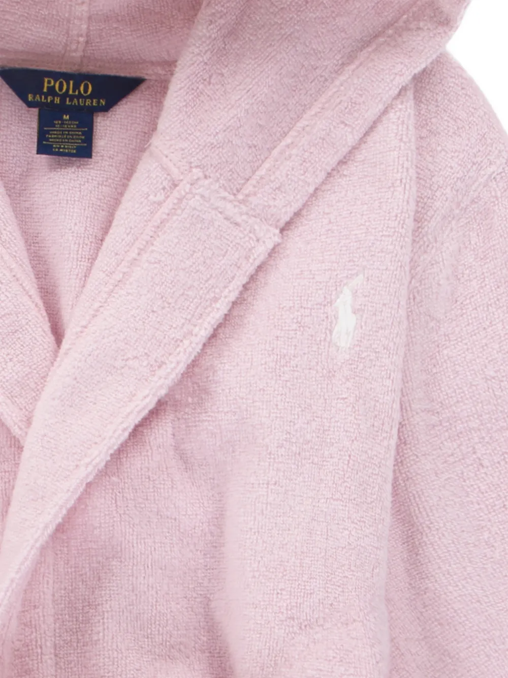 POLO RALPH LAUREN KIDS Badjas met capuchon Roze