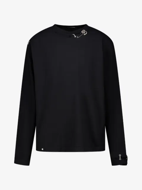 We11done piercing-detail longsleeve T-shirt