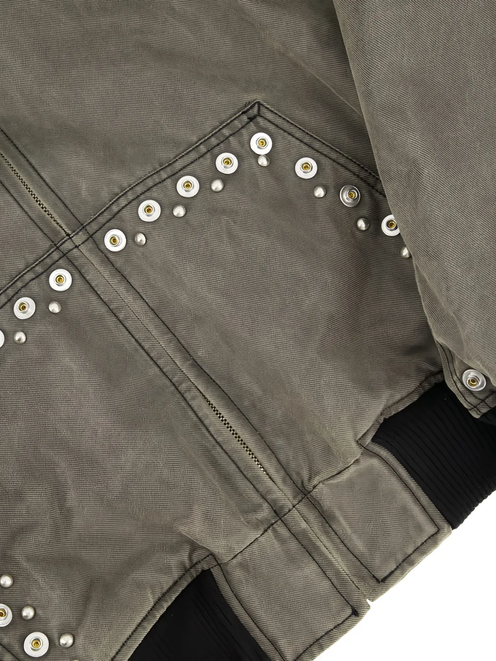 Studded Hooded Jacket