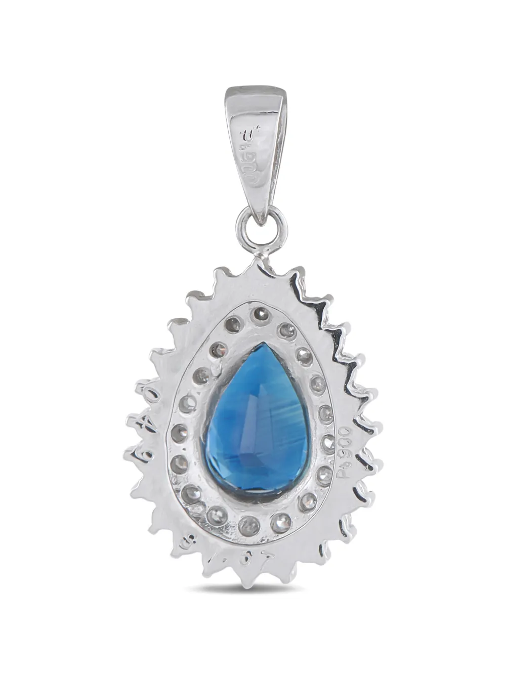 Diamond And Sapphire Pendant