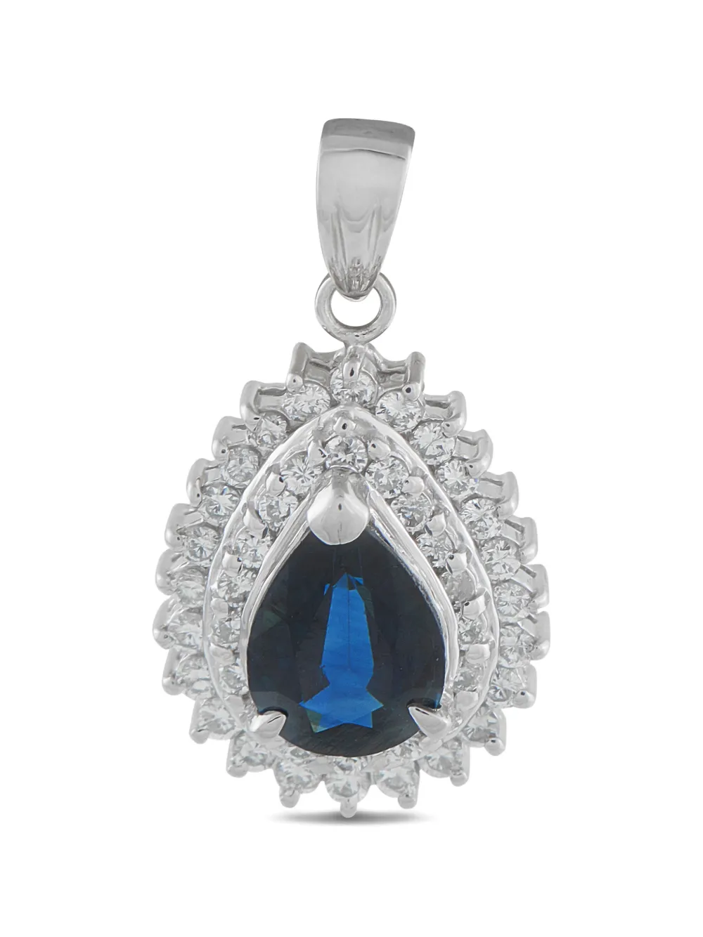 LB Exclusive diamond and sapphire pendant - Argento