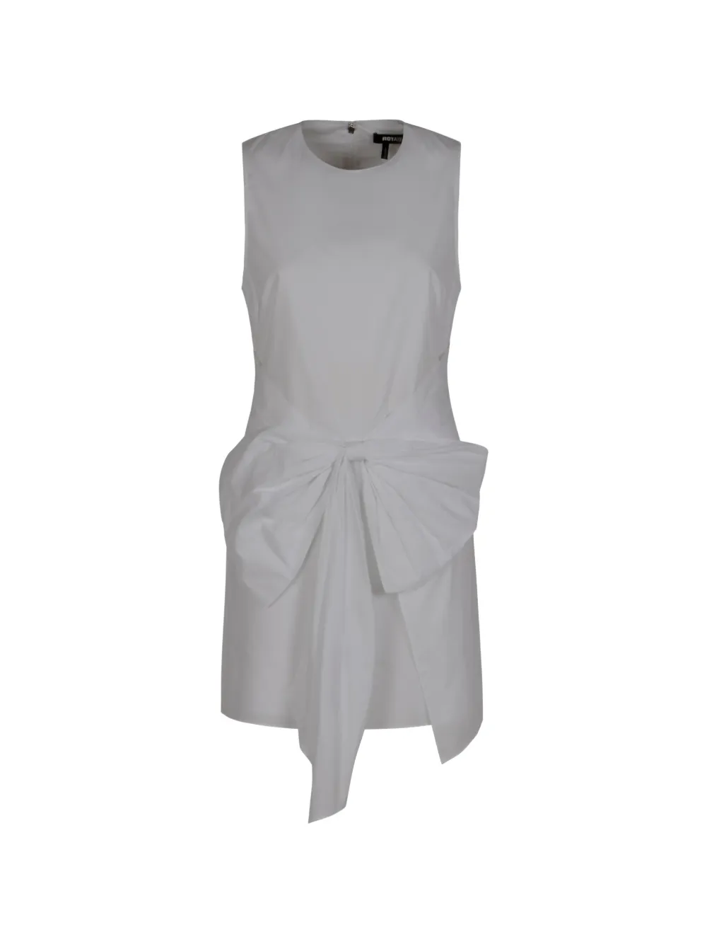 ROTATE BIRGER CHRISTENSEN bow sleeveless mini dress - Bianco