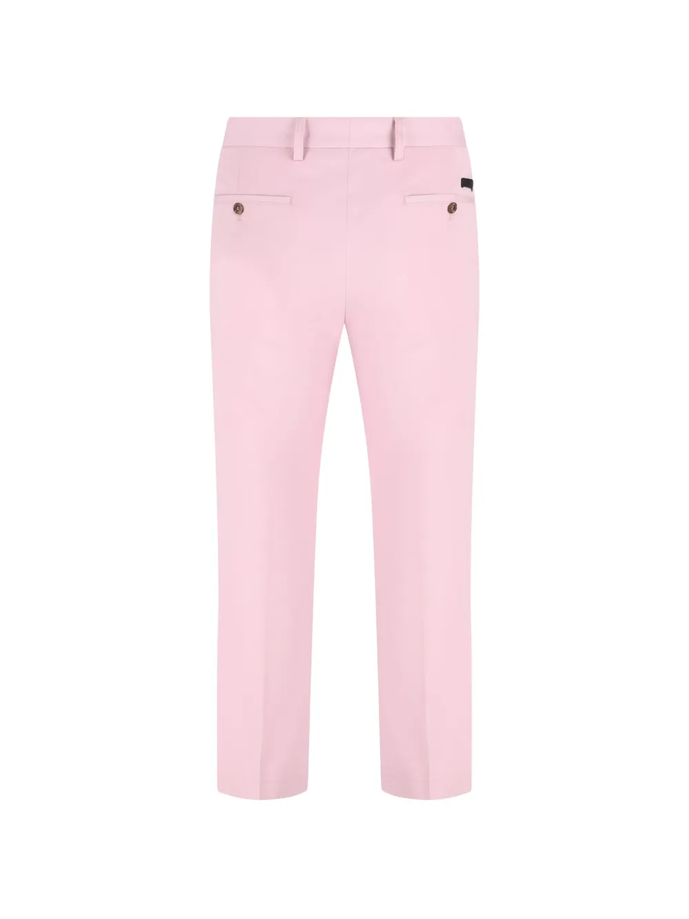 Prada Katoenen pantalon met knoop Roze