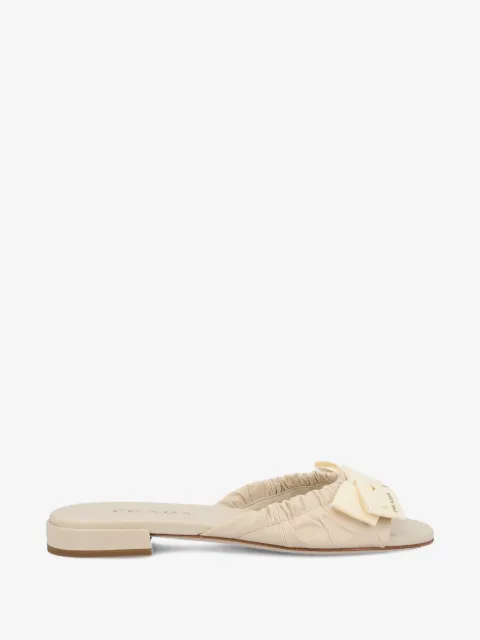 Prada bow-embellished sandals