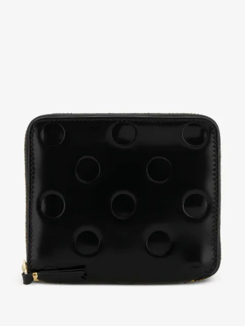 Comme Des Garçons Wallet polka dot leather wallet