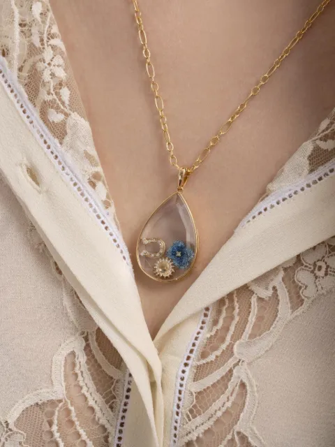 Loquet Nova teardrop necklace